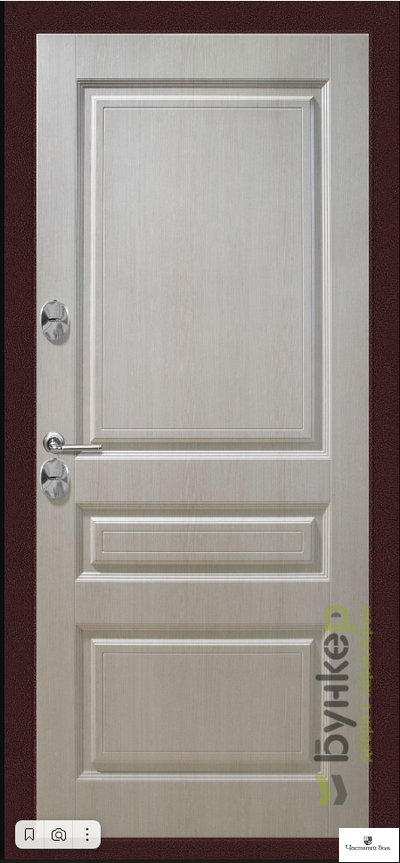 Дверь с терморазрывом Бункер Лайт Медь/Дуб эко