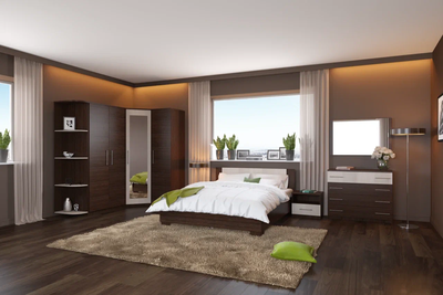 Комод Аврора Венге и дуб молочный