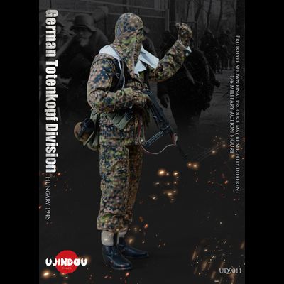 Немецкий разведчик в Венгрии, 1945 г - КОЛЛЕКЦИОННАЯ ФИГУРКА 1/6 WW2 German Totenkopf Division Hungary 1945 (UD9011) - UJINDOU