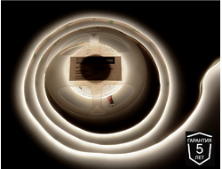 Лента светодиодная COB  2400LED,  12V,  НЕЙТРАЛЬНЫЙ  белый (4000-4400к), 48W/5м, 5мм,  IP20  AQ