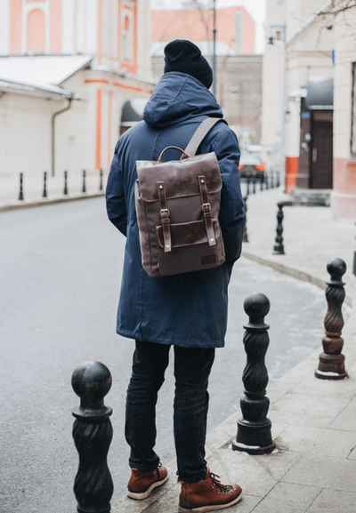 Парень с рюкзаком Asgard Р-5546 Капучино
