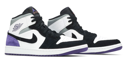 Nike Air Jordan Retro 1 Mid SE Purple Арт 3 сбоку