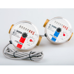 Счётчики для воды ITELMA с импульсным выходом: два счётчика + соединения