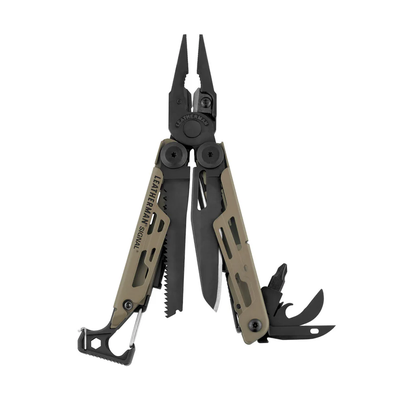 Leatherman Signal Coyote Tan с чехлом на кнопке