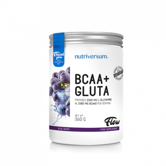 (Nutriversum) BCAA + GLUTA - (360 гр) - (малина)