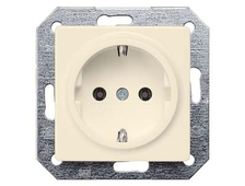 5UB1551 DELTA I-SYSTEM ЭЛЕКТРИЧЕСКИЙ БЕЛЫЙ РОЗЕТКА SCHUKO 10A DC/16A AC 250В C БЕЗРЕЗЬБОВЫМИ КОНТАКТНЫМИ ЗАЖИМАМИ ЭЛ.-МЕХ.ЧАСТЬ