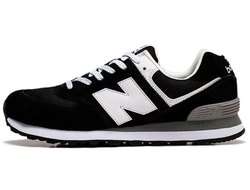 New Balance 574 Black White мужские