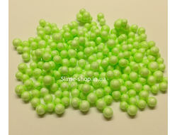 Изображение - Пенопластовые шарики для слайма средние салатовые - slime-shop.in.ua