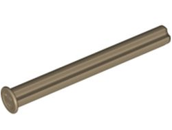 Technic, Axle  5L with Stop, Dark Tan (15462 / 6055631)