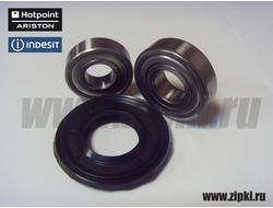 Комплект подшипников и сальника для стиральных машин Hotpoint-Ariston / indesit
