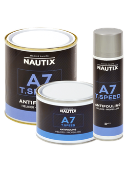 Необрастающая краска «NAUTIX A7 T.SPEED» для гребных винтов, рулей, транцевых плит, дейдвудов, угловых колонок 0.75 л