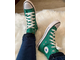 Кеды Converse All Star зеленые высокие