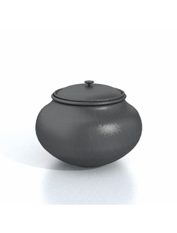 посуда Горшок чугунный 2