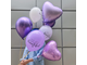 Связка шариков фиолетовый закат