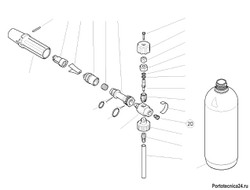 Форсунка 1,25мм для пенной насадки LS 3 (нерж).