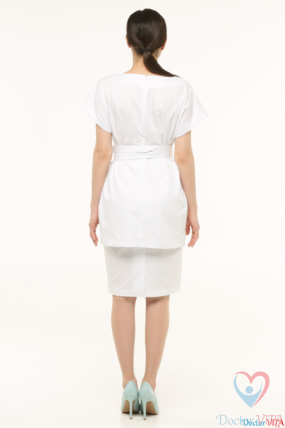 Юбка DOCLIKE DL122 белая