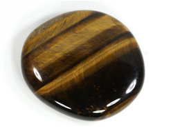 Тигровый глаз, полировка плоская, ЮАР (45*43*9 мм, 35 г) №35554
