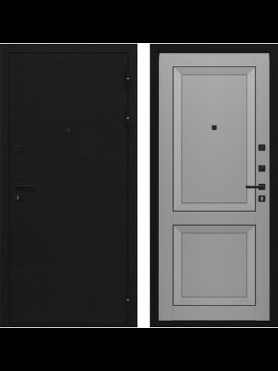 ТАНДОР. СТАЛЬ 2 мм. ДЕКАНТО 100 мм. ТРЕХКОНТУРНАЯ. ЧЕРНЫЙ БУКЛЕ / SOFT TOUCH СЕРЫЙ БАРХАТ