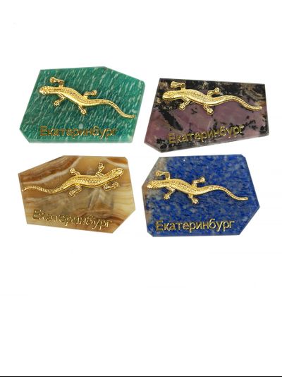 Магнит "Ящерка на камне". Разные виды