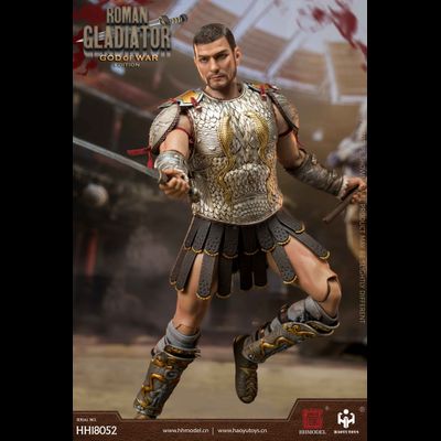 Римский гладиатор в чешуйчатой броне - КОЛЛЕКЦИОННАЯ ФИГУРКА 1/6 scale Imperial Legion Roman Gladiator Ares Version (HH18052) - HAOYUTOYS