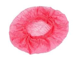 Boneta de unica folosinta roz 100 buc. Одноразовая шапочка-шарлотка