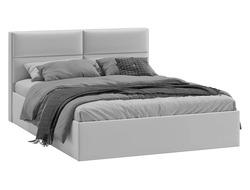 Спальня ГЛОСС - Кровать с мягкой обивкой и подъемным механизмом тип 1 1600 Велюр Confetti Silver
