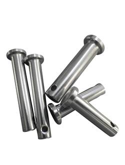 Штифт с цилиндрической головкой, с отверст под шплинт