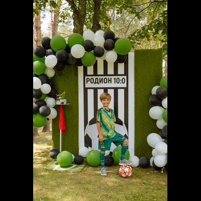 Оформление детского дня рождения в футбольном стилей "№ 1459