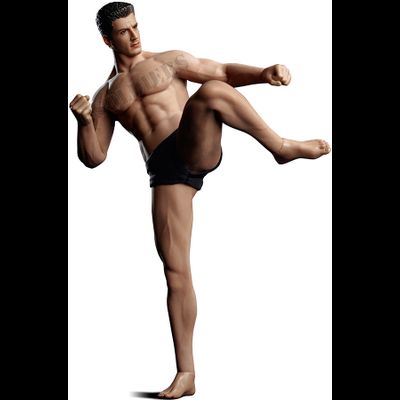Супер-подвижное бесшовное мужское тело с головой - Коллекционная фигурка 1/12 scale Super Flexible Male Seamless Body (Including head) (PH2019-TM01A) - TBLeague