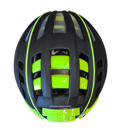 Велосипедный шлем CASCO SPEEDairo RS black-neon yellow с визором
