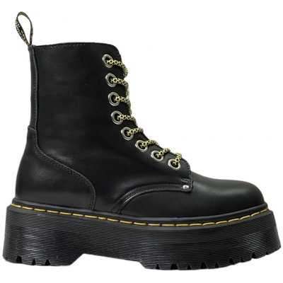Dr Martens 1460 Vegan Jadon Round Toe Smooth Leather Black