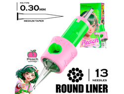 13 RLMT/0.30 - Round Liner Medium Taper - PEACH