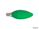 Ecola LED Color B37 6w Green E14