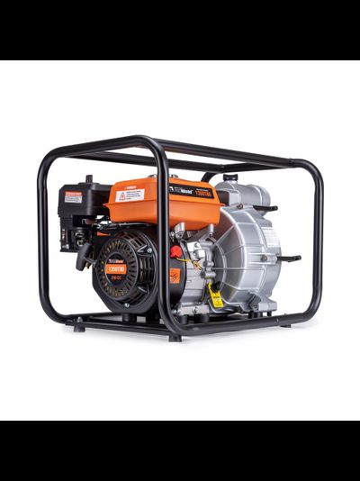 Мотопомпа бензиновая FoxWeld 1350T80 для грязной воды