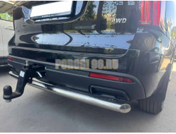 Защита заднего бампера Папа Тюнинг d60 для Haval H5 2024-