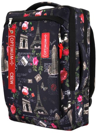 Рюкзак сумка для ноутбука диагональю до 18 дюймов Optimum 18" RL, цветы
