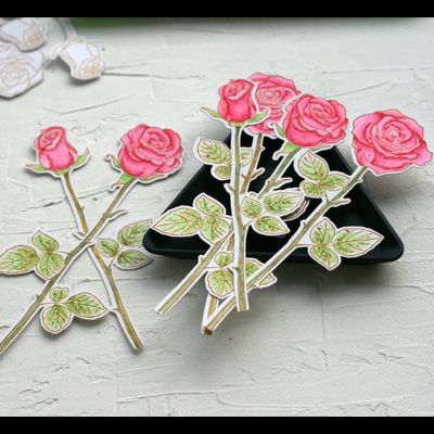 ФП штамп "Роза 2"