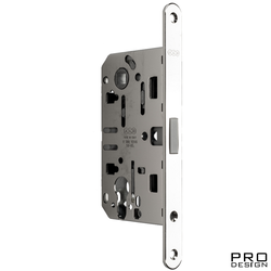 Магнитный замок AGB Mediana Polaris CL под цилиндр, хром