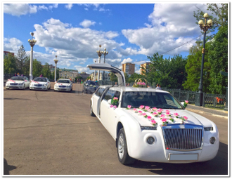 Прокат лимузина Роллс-Ройс и Крайслер 300с в Орле на свадьбу и венчание (2)