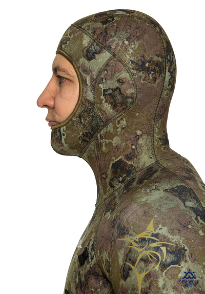 Гидрокостюм неопрен 7мм Marlin CAMOSKIN PRO green р.50