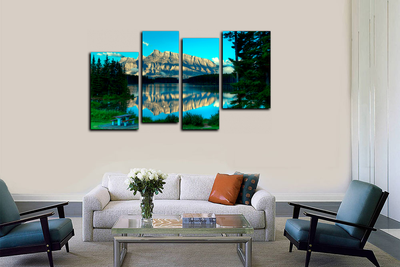 Модульная картина "Горы вдали"