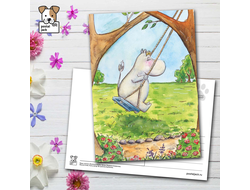 Муми-тролли. Весёлые качели