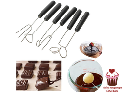 Набор вилок для изготовления конфет, 6 шт