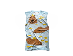 Майка 3D с полной запечаткой Капибара, Kapibara-san №7