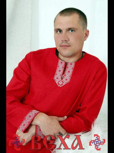 Русская рубаха мужская "Урожайная"