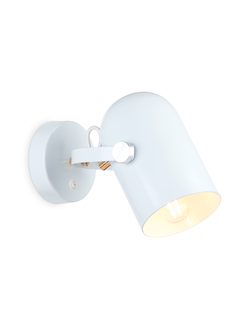 Накладной спот с выключателем в стиле лофт TR 8202 WH белый E27 max 40W D117*280