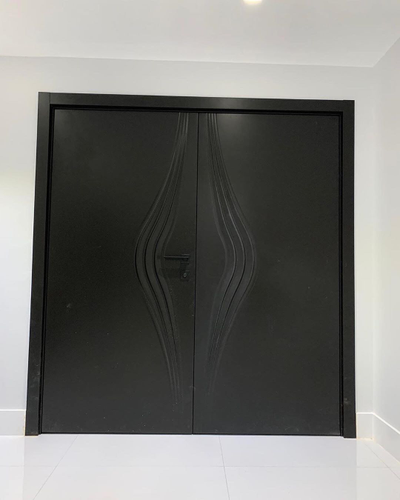 PORTE RICHI (Беларусь). АРБАТ, МОДЕЛЬ ЛЧ12 (Л11), ЭМАЛЬ БЕЛАЯ. ПОЛОТНО ГЛУХОЕ с 3D ФРЕЗЕРОВКОЙ