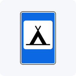 Дорожный знак 7.10 Кемпинг