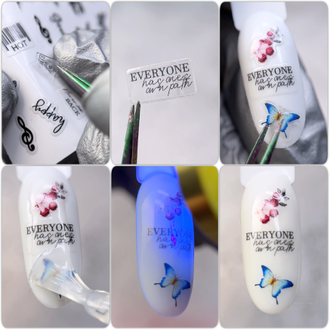 Самоклеящийся стикер на клеевой основе NS-006