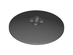 Dish 8 x 8 Inverted Radar - Solid Studs, Dark Bluish Gray (3961 / 4268409)